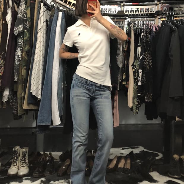 디젤 연청 워싱 부츠컷