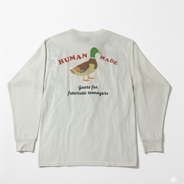 휴먼메이드 롱슬리브 오리