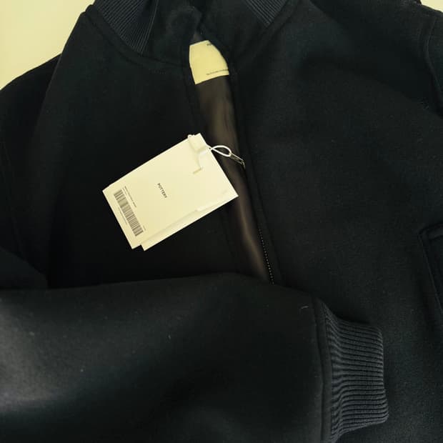 [4] 포터리 멜톤울 덱자켓 다크네이비 색상