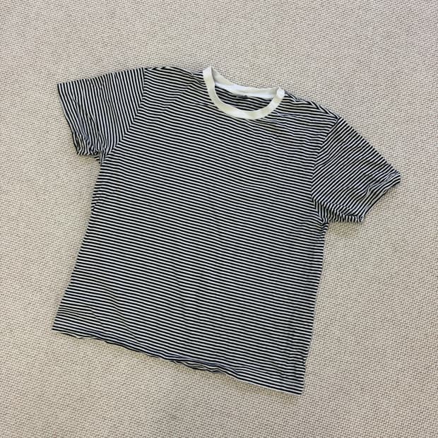 XL 자주 단가라 반팔 티 0811D2