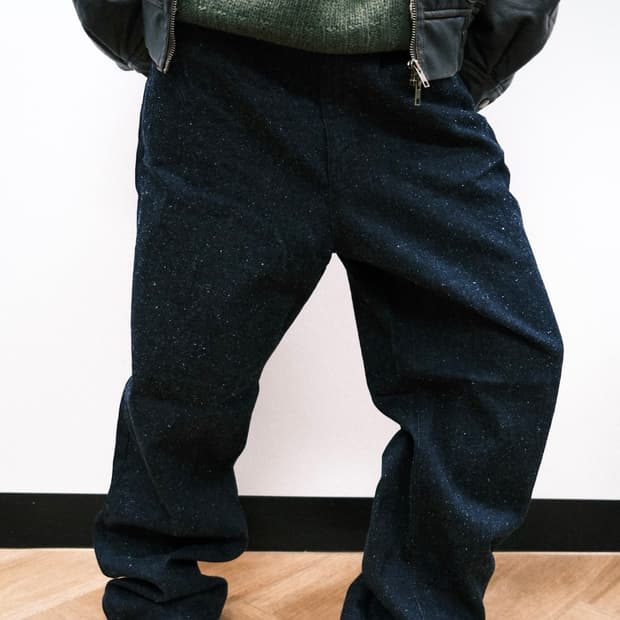  Leekie Dot Raw Denim Pants