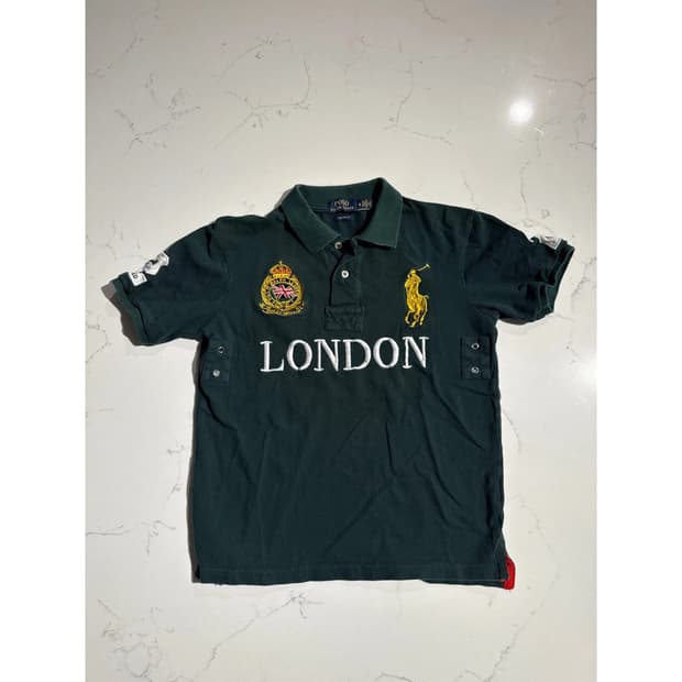 폴로 랄프로렌 빅포니 런던 커스텀 핏 카라티