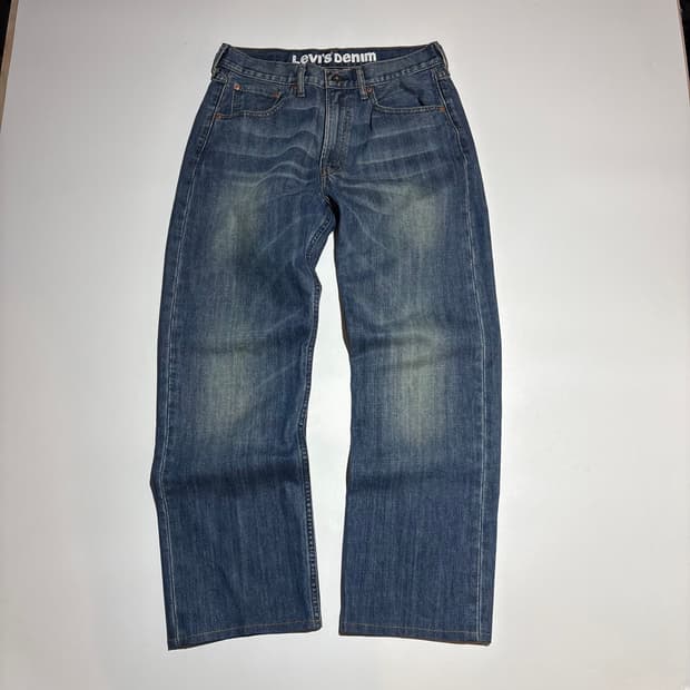 리바이스 604 워싱 데님 팬츠