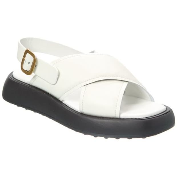 Tod’S Gomma Leather Sandal 240