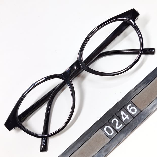 일본 빈티지 보스턴 블랙 뿔테 안경테 135mm y2k 클래식 레트로