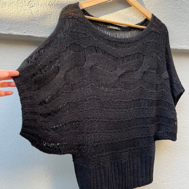 아크릴 100 가오리 니트