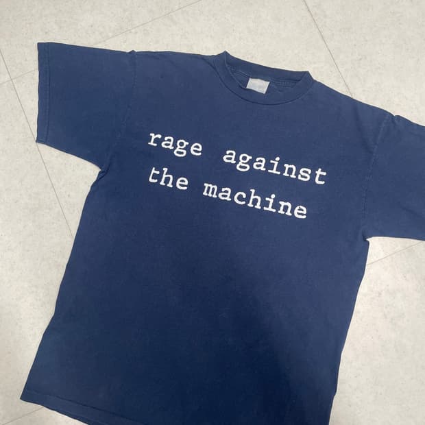 [L] 90's rage against the machine 반팔 티셔츠