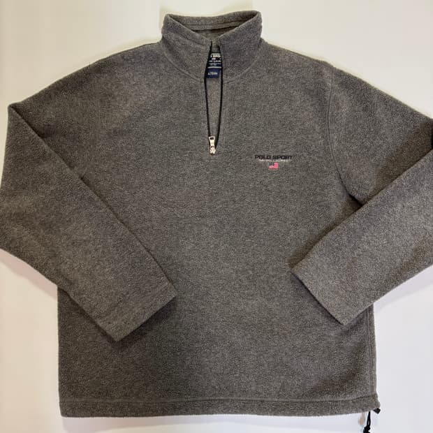 폴로스포츠 반집업 후리스_그레이(S사이즈)
