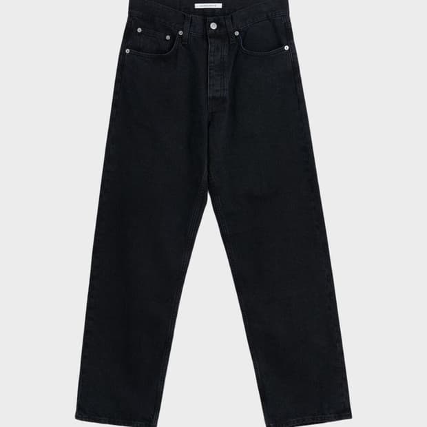 [29X32] 선플라워 스탠다드 데님 워시드 블랙