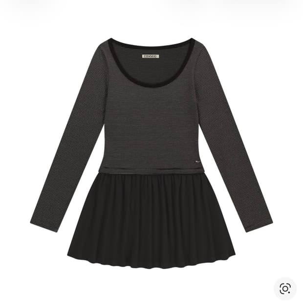 코이세이오 코이 스트라이프 드레스 브라운