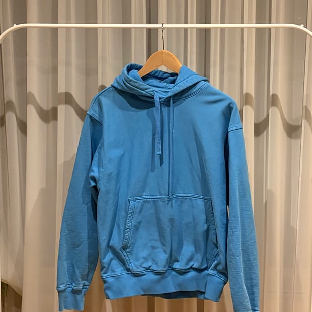 스투시 후드티 블루 M