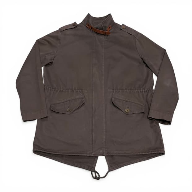 M-L 라코스테 카키 M65 피쉬테일 야상자켓