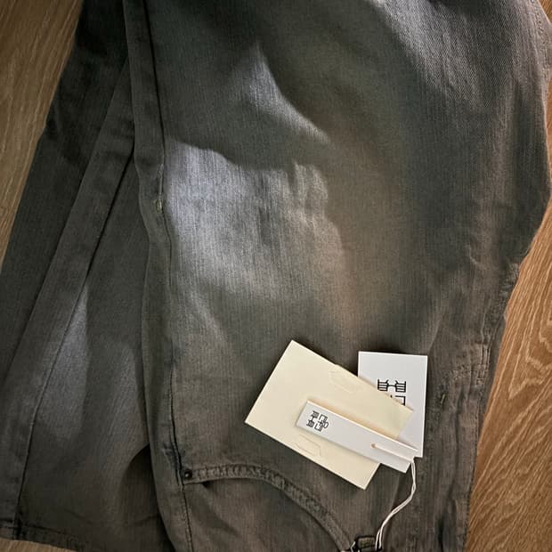 [3] 폴리테루 고시마 데님 dyed blue gray