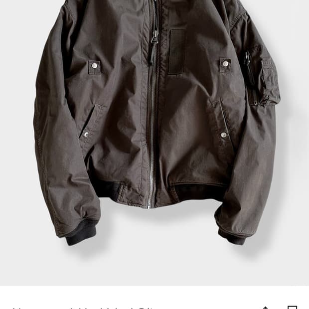 엔벨로프 노캐스터 MA-1 머드올리브 새상품