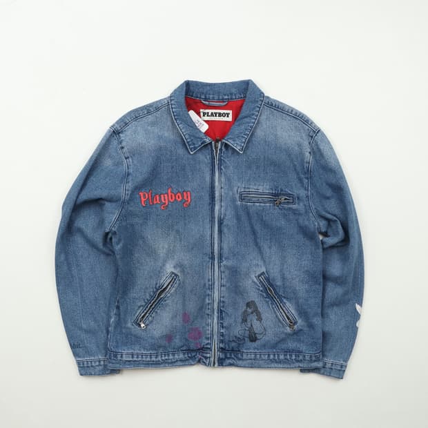 PLAY BOY 청자켓 L A1015