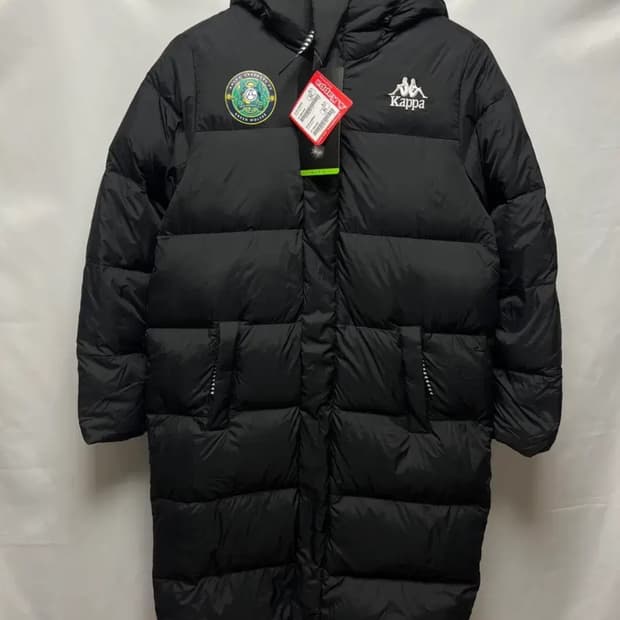 [정품/M] ❤️새상품❤️카파 안산그리너스 덕다운 블랙 롱패딩