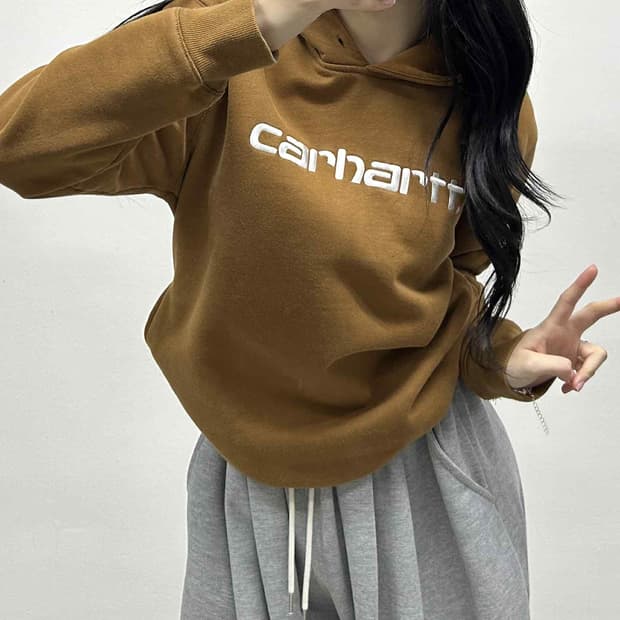 칼하트 wip 시그니처 스웨트셔츠 후드티(S)