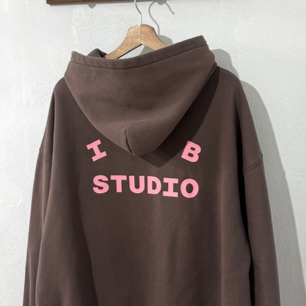 하라주쿠 한정 아이앱스튜디오 브라운 후드
