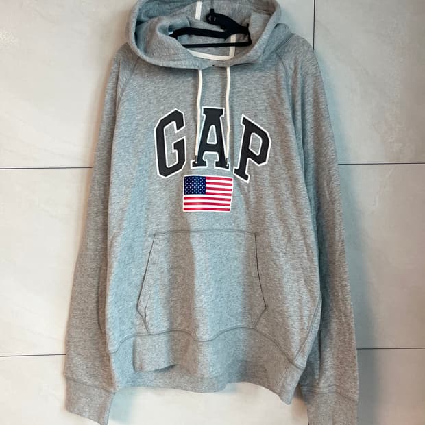 갭 GAP 성조기 후드티 그레이 [XL]