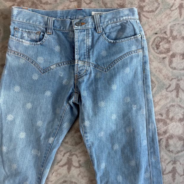 Sunao kuwahara star pattern pants