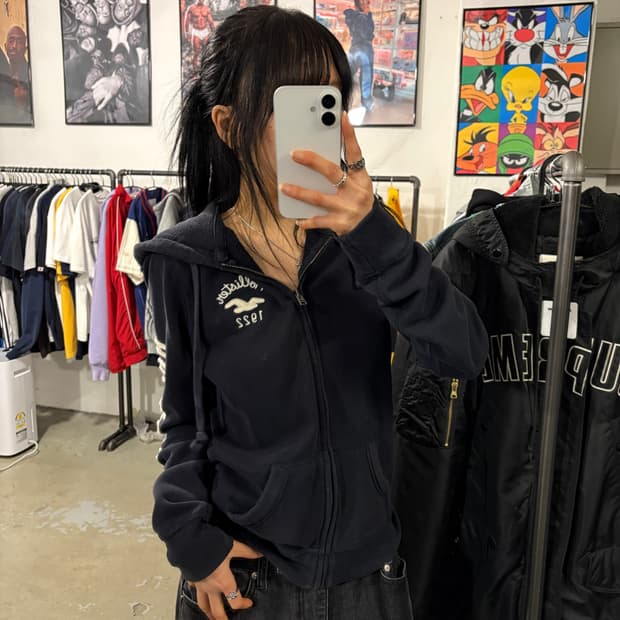 홀리스터 후드집업