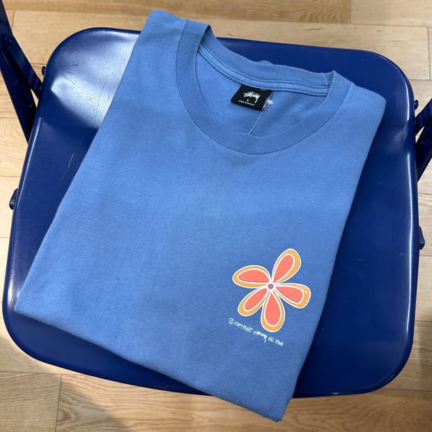 Stussy Flower 1/2 sleeve T-Shirts