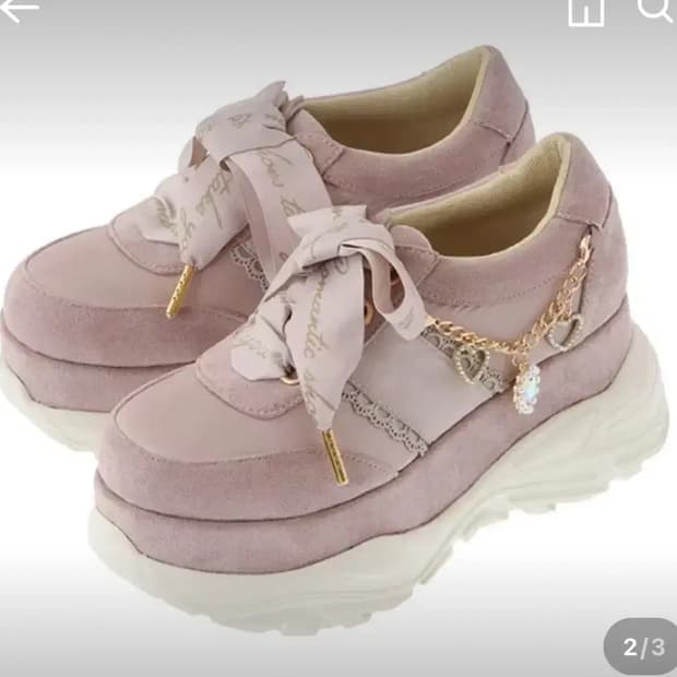 리즈리사 스니커즈 핑크