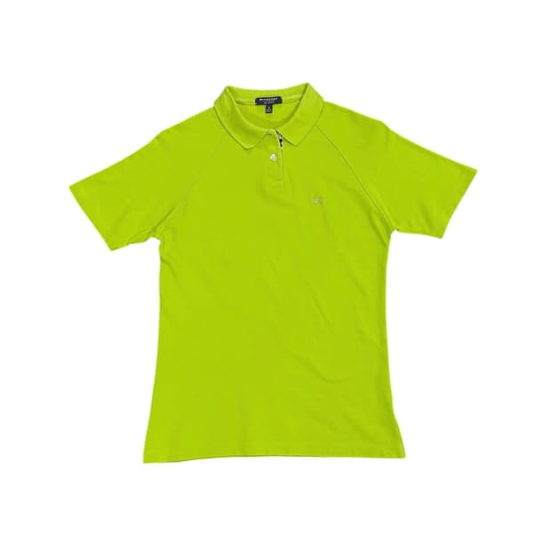 Burberry 카라 체크배색 디테일 반팔티셔츠