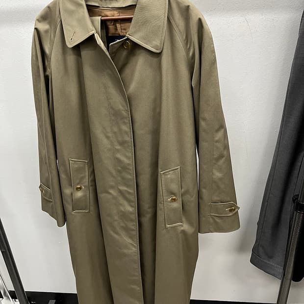 여) 버버리 개버딘 내피 트렌치코트 