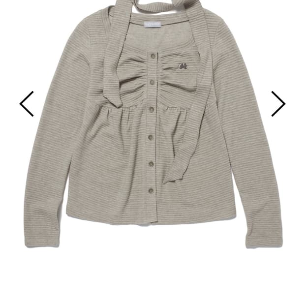 허그유어스킨 가디건 Knitted babydoll cardigan (Br