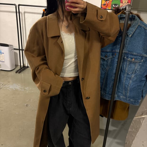 일제 캐시미어 코트