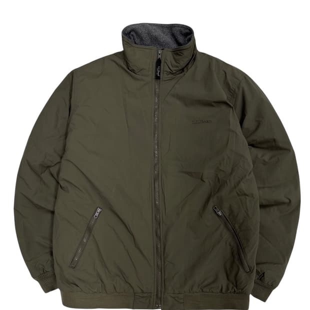 엘엘빈 기모 집업 카키 (L~2XL)