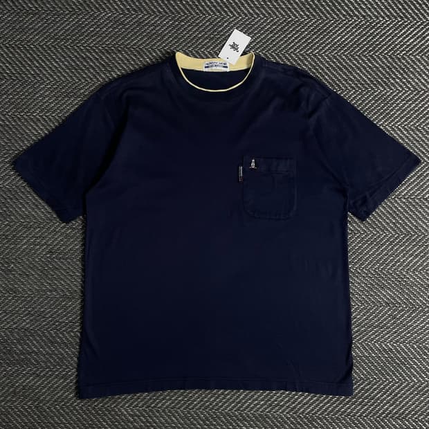 먼싱웨어 클래식 포켓 반팔 티셔츠o 3437