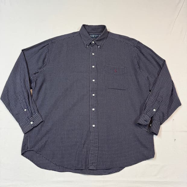 XL) 폴로 랄프로렌 클래식 원포켓 체크 셔츠