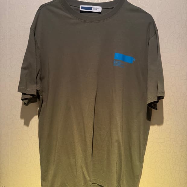 Affix 블랭크 로고 티셔츠 모스그린 XL