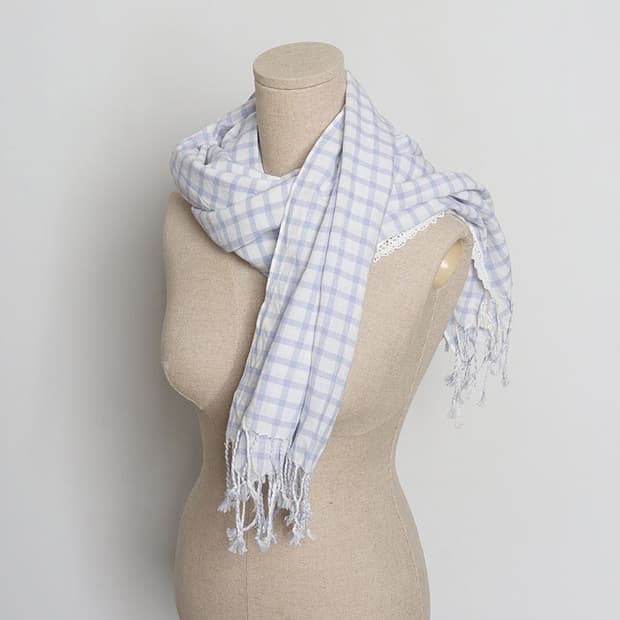 Samansa Mos2 Check Stole