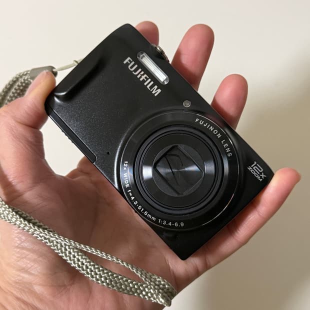 12배줌) 후지필름 파인픽스 T500 빈티지 디카 디지털카메라 블랙