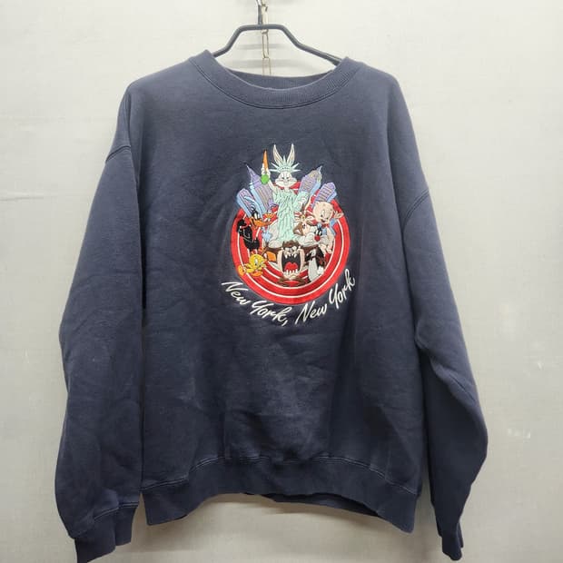 90's 워너브라더스 루니툰 오버핏 맨투맨 XL