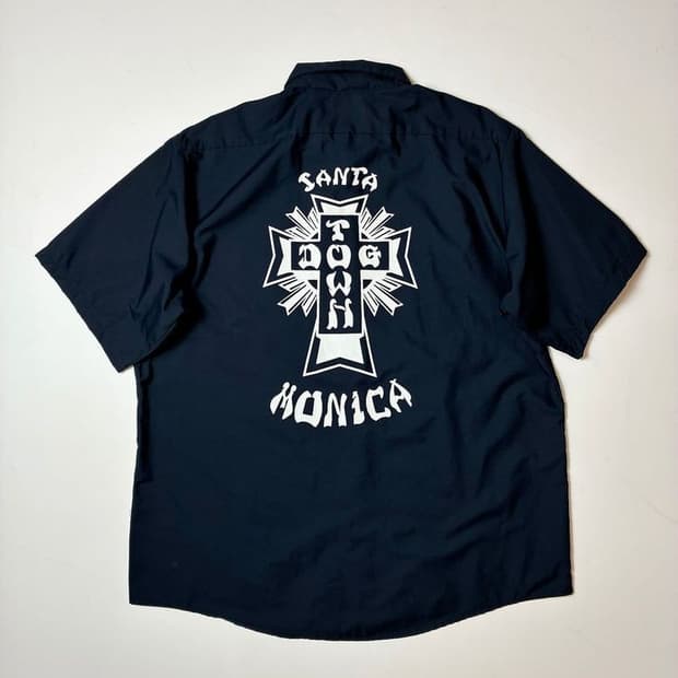 Selected 00's 빅프린팅 반팔 코튼 셔츠 PN9488