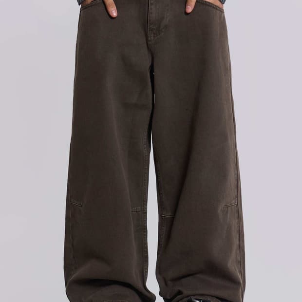 제이디드 런던 브라운 데님