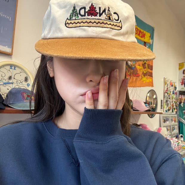 캐나다 빈티지 햇