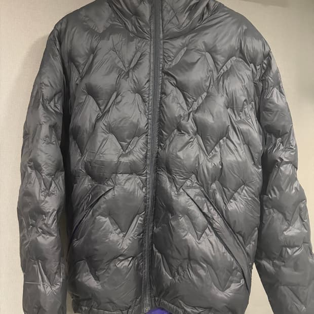 [L] UNITED AVIATION 몽벨맛 패딩 블랙