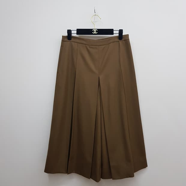 한섬 시스템 울 플리츠 미디 팬츠 67-98사이즈