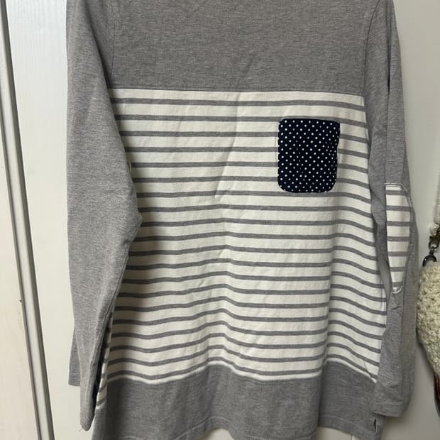 빈티지 모리 스트라이프 긴팔