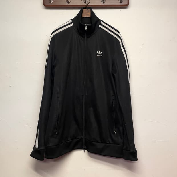 아디다스 베켄바우어 블랙 트랙탑 져지 자켓 
