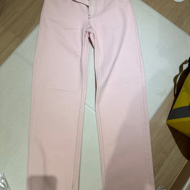리던 핑크데님 팬츠