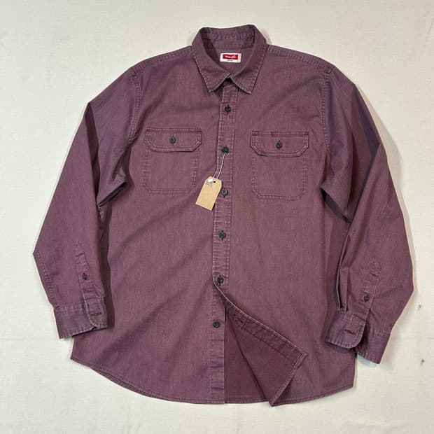 L) Wrangler 랭글러 투포켓 워크웨어 코튼 셔츠 W25