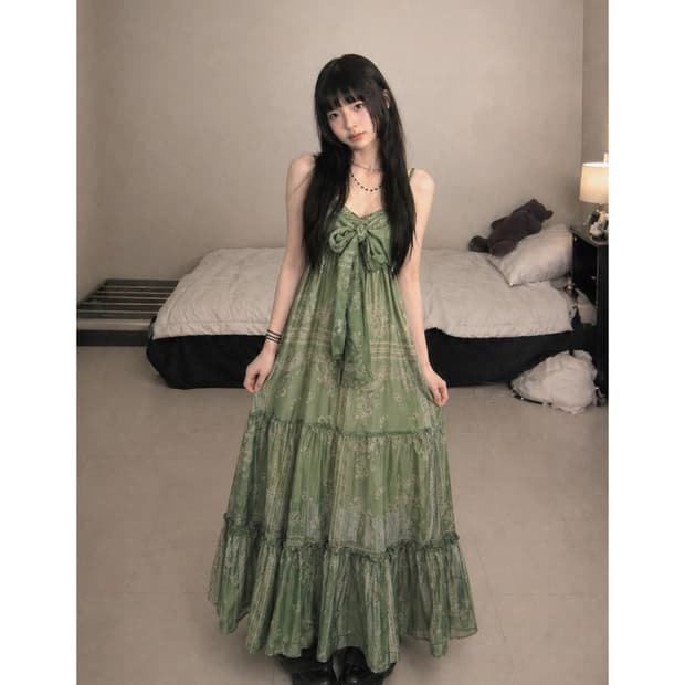 모리걸 그린 원피스