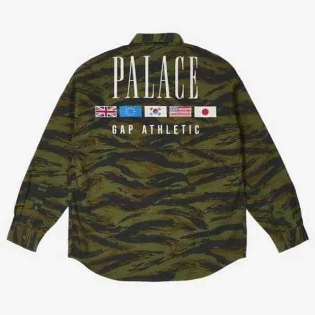 팔라스 갭 옥스포드 셔츠 카모 palace gap