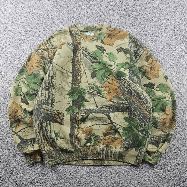 U.S.A 리얼트리 패턴 스웻 맨투맨 ( 상세설명참조 ) / 10694